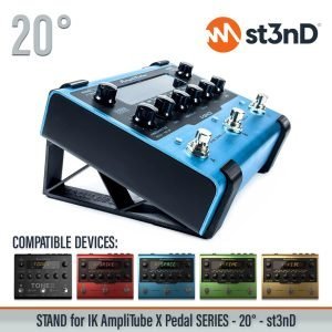 st3nD 3D printed stand for IK Multimedia, AmpliTube X-Gear Pedal Series, 20 degree