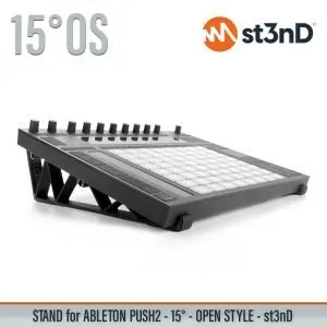 st3nD 3D printed stand for Ableton Push 2, 15 degree, open style (controller)