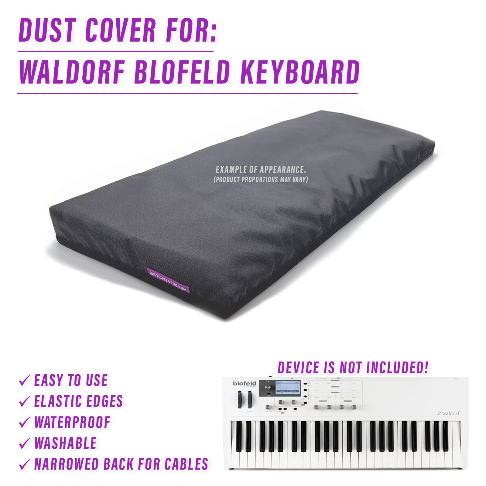DUST COVER for Waldorf Blofeld Keyboard