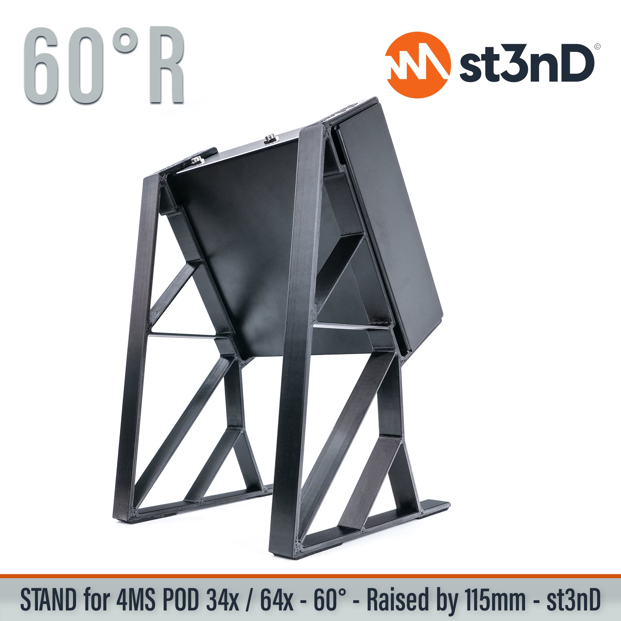 4ms 4ms pod eurorack modularsynth pod 34x pod 64x portable st3nD stable stand strong sturdy tilted eurorack case eurorack travel case diy eurorack case portable eurorack case
