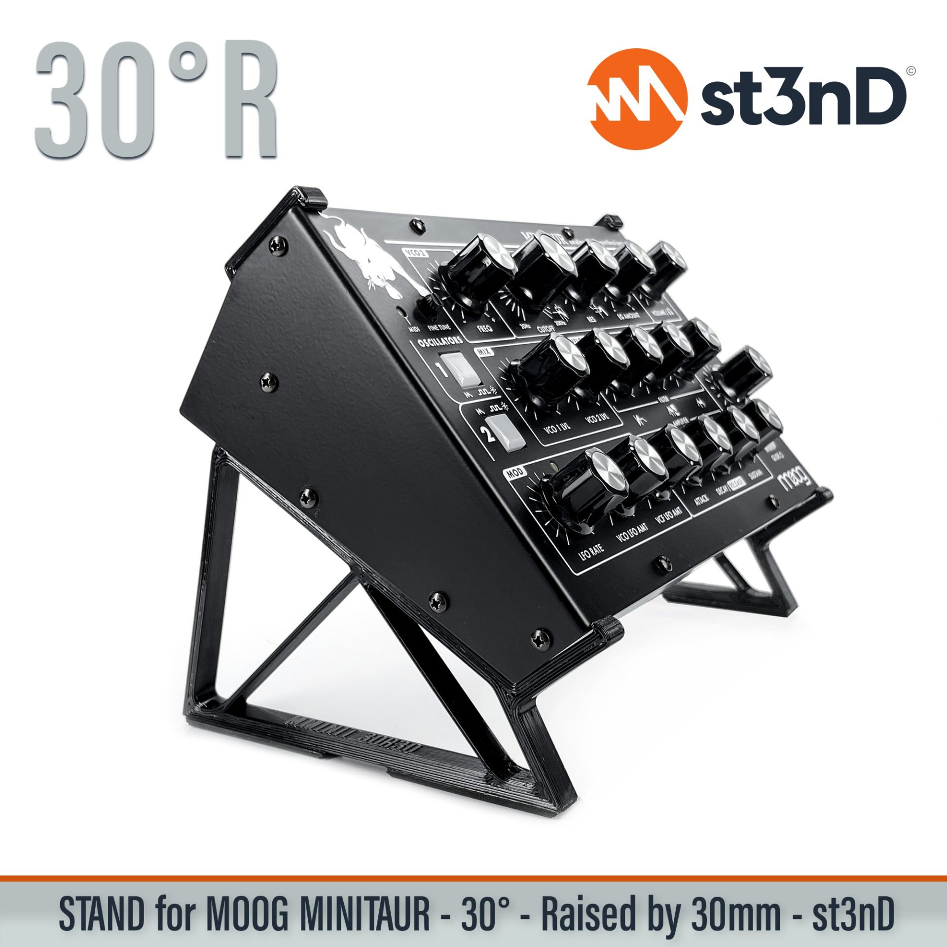bass bass synth desktop synth Minitaur MOOG MOOG Minitaur portable st3nD stable stand strong sturdy tilted