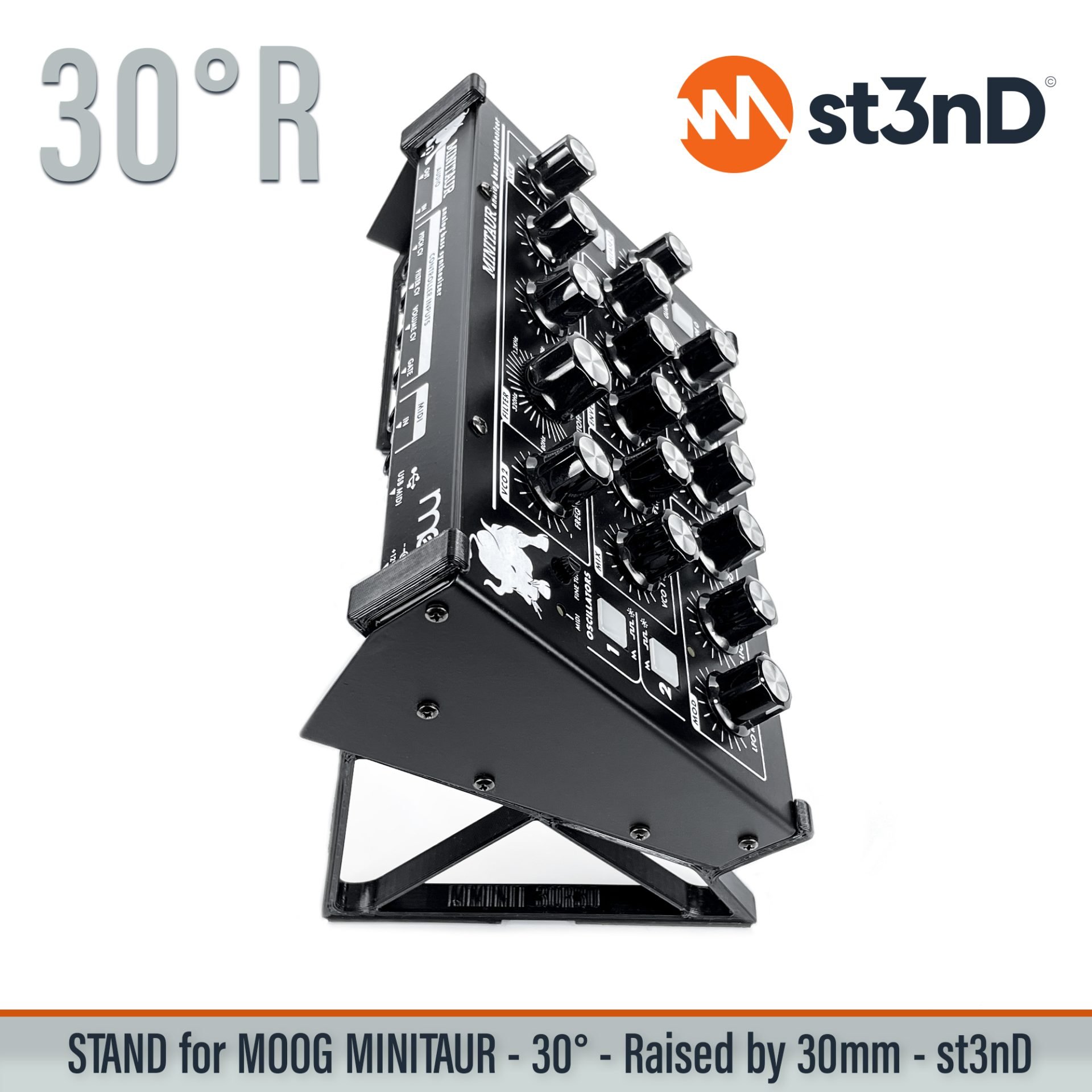 bass bass synth desktop synth Minitaur MOOG MOOG Minitaur portable st3nD stable stand strong sturdy tilted