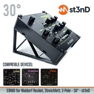 st3nD 3D printed stand for Waldorf Rocket / Streichfett / 2-pole, 30 degree