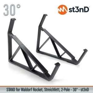 st3nD 3D printed stand for Waldorf Rocket / Streichfett / 2-pole, 30 degree, alternate product photo