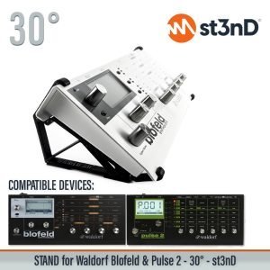 st3nD 3D printed stand for Waldorf Blofeld / Pulse 2, 30 degree