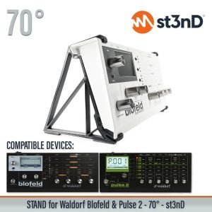 st3nD 3D printed stand for Waldorf Blofeld / Pulse 2, 70 degree