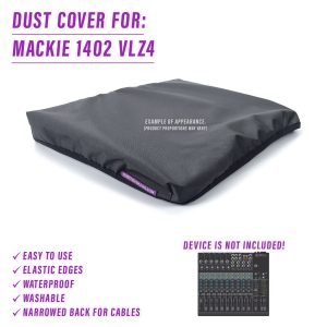 st3nD dust cover for Mackie 1402vlz4 (for travel and storage) (synth)