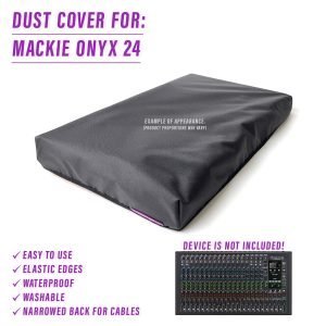st3nD dust cover for Mackie Onyx24 (for travel and storage) (synth)