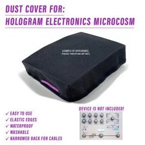 st3nD dust cover for Hologram Electronics Microcosm, alternate product photo (synth)