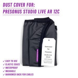 st3nD dust cover for PreSonus Studio Live AR 12C (for travel and storage), alternate product photo (synth)