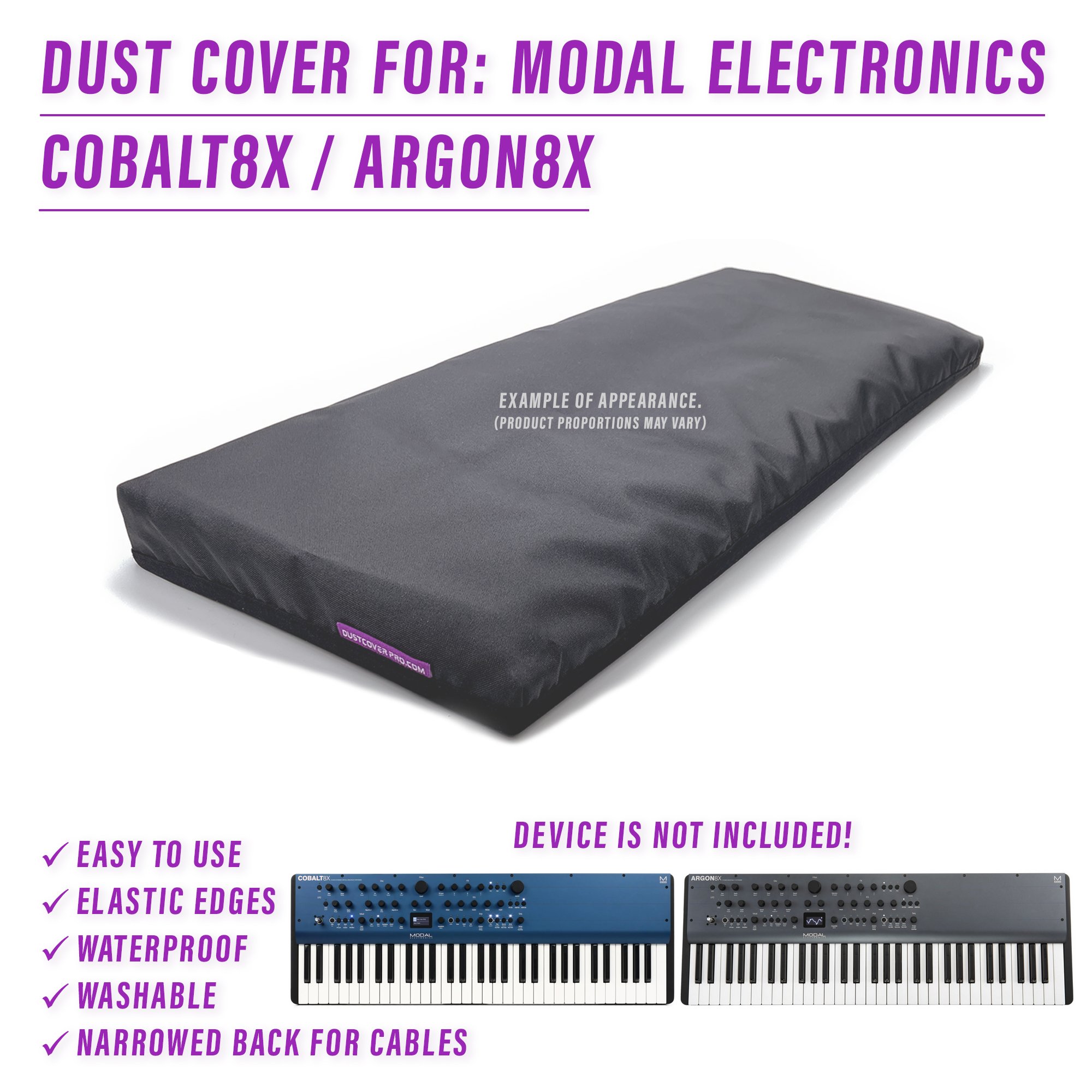 modal electronics, argon8x, cobalt8x, dcp, dust cover, DustCoverPro