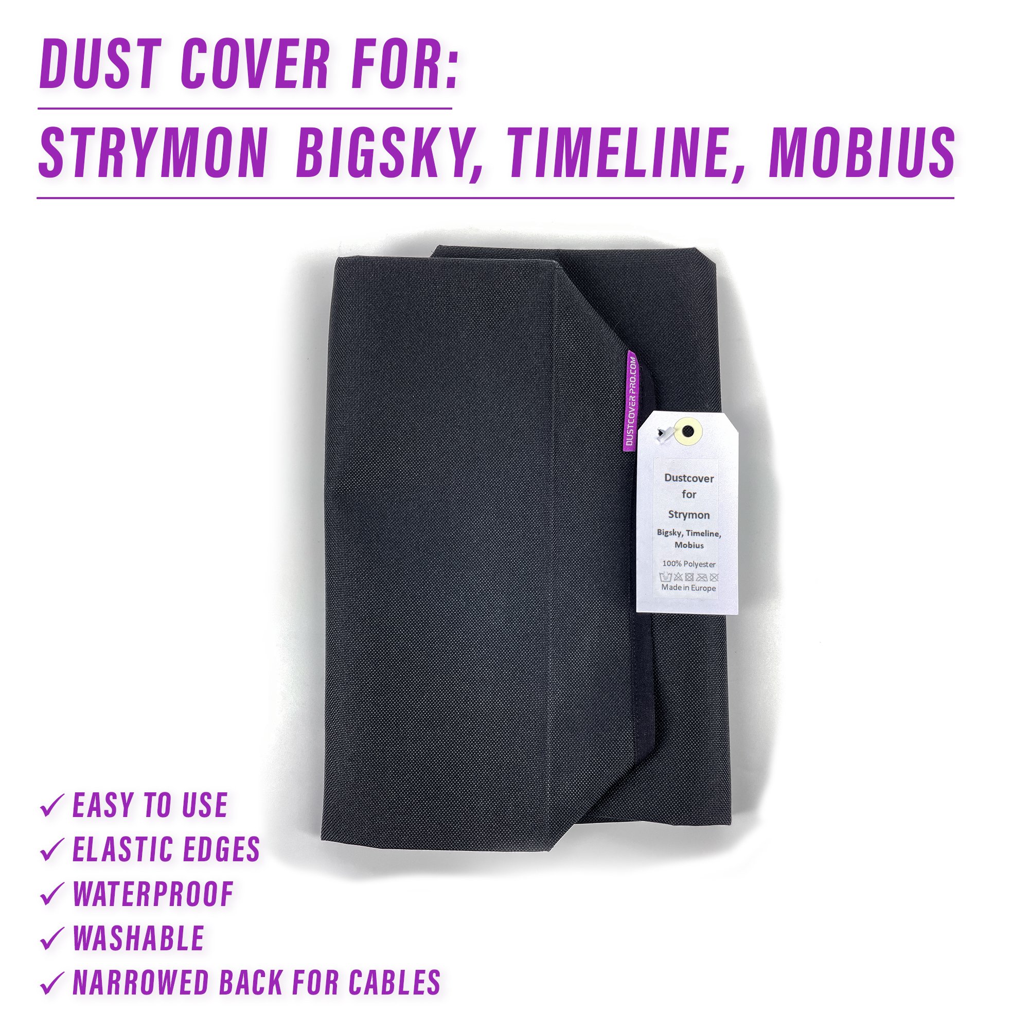 BIGSKY MX dust cover dustcover dustcoverpro elastic STRYMON BigSky pedal STRYMON Mobius STRYMON Timeline synth synth protection water resistant waterproof STRYMON FX PEDALS