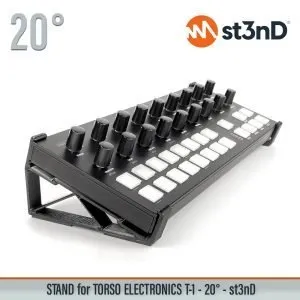 st3nD 3D printed stand for Torso Electronics T-1, 20 degree (sequencer)