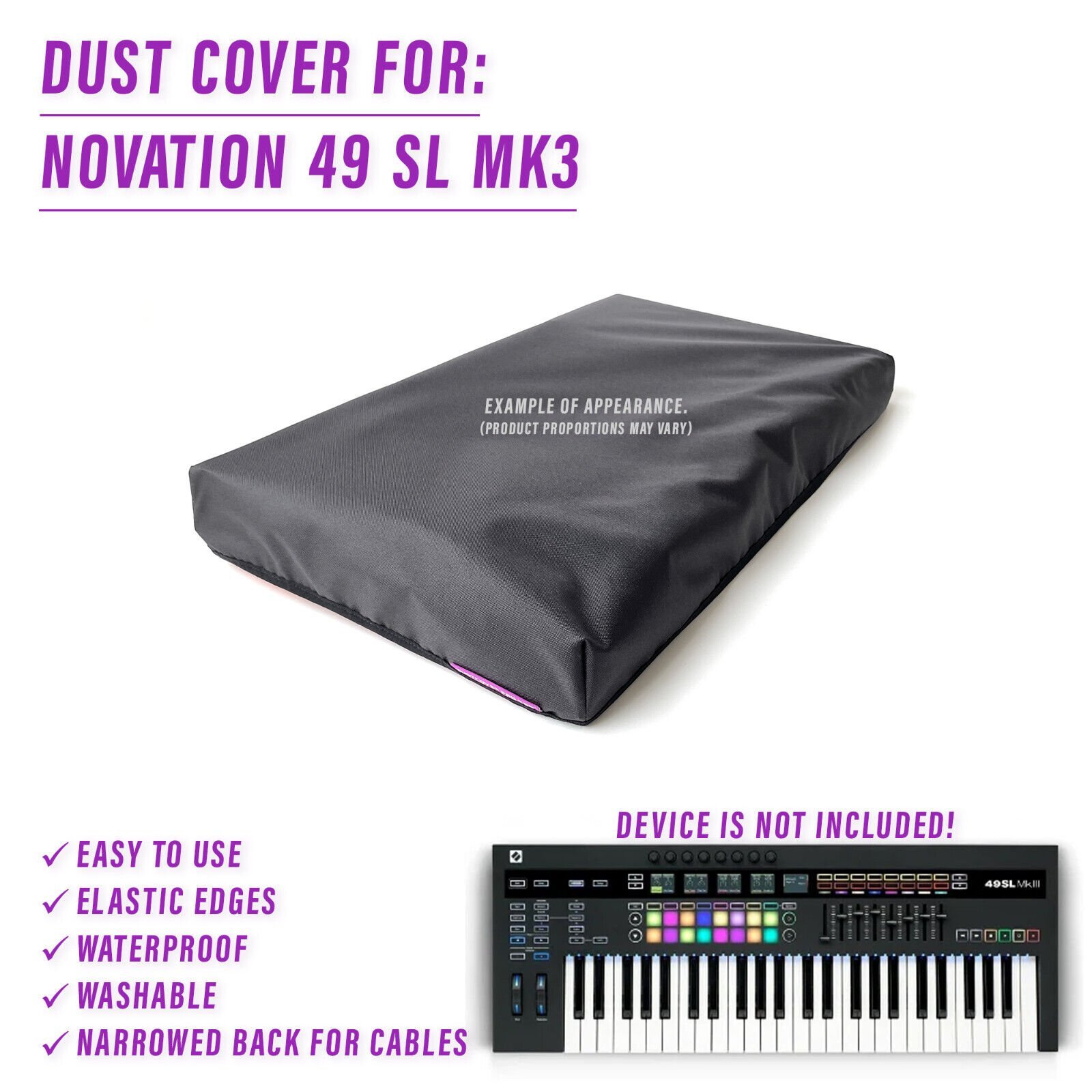 DUST COVER for Novation 49SL Mk3