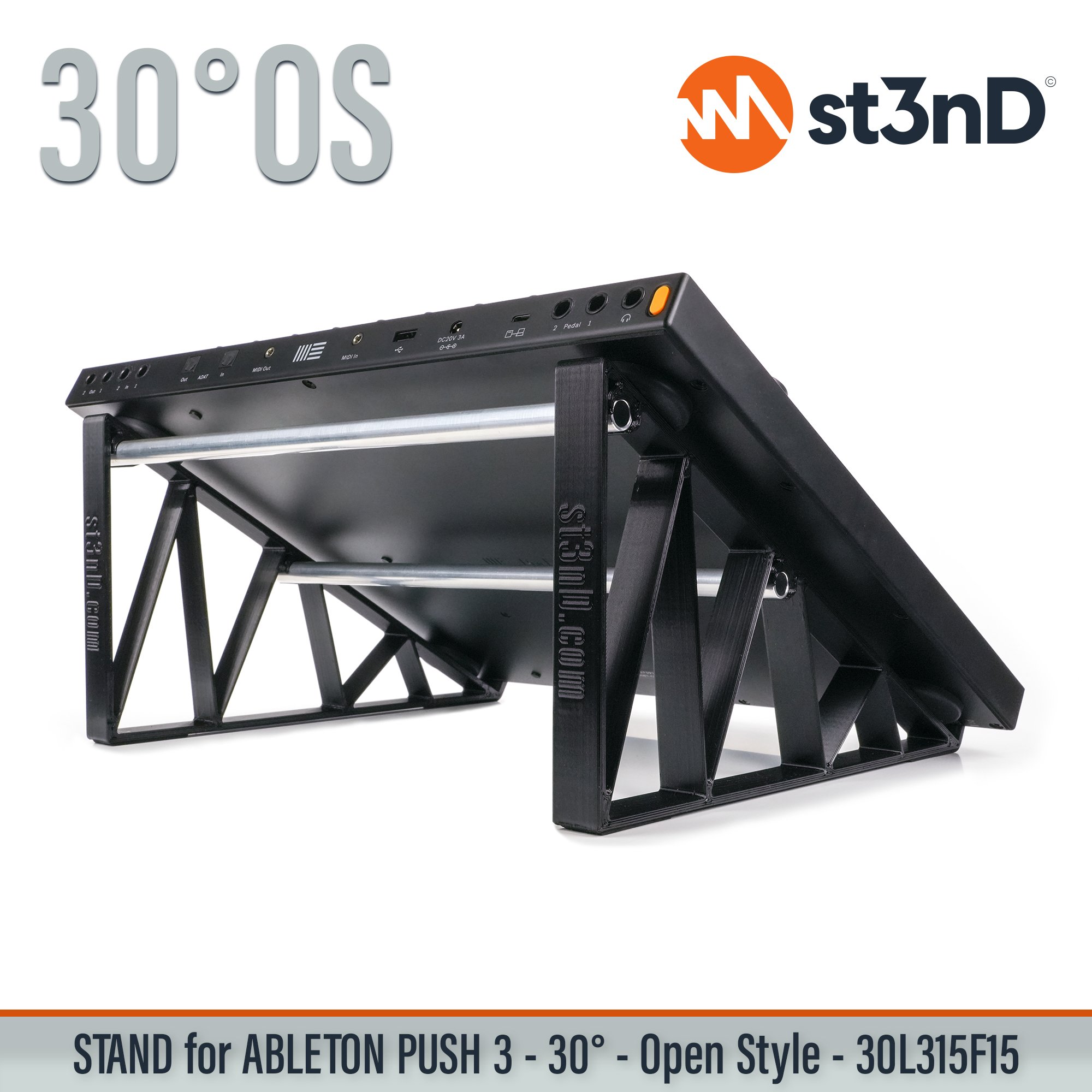 Ableton ableton live Ableton Push 3 daw controller desktop stand music production Push 3 push 3 stand st3nD stand strong studio gear sturdy