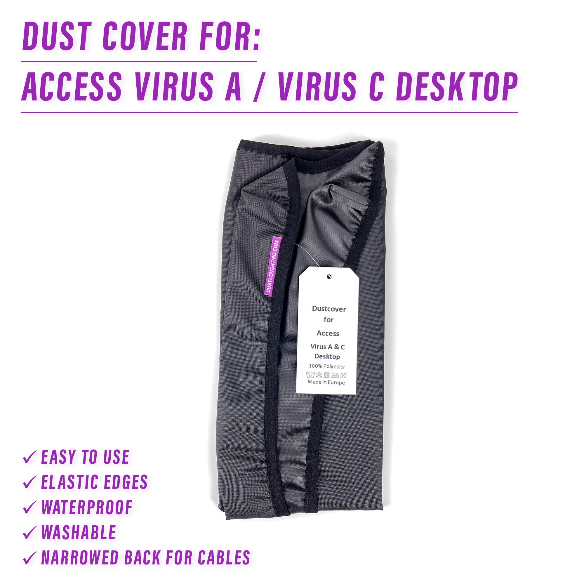 access decksaver dust cover dustcover dustcoverpro elastic synth synth protection virus a virus c water resistant waterproof Access Virus A Desktop Access Virus C Desktop