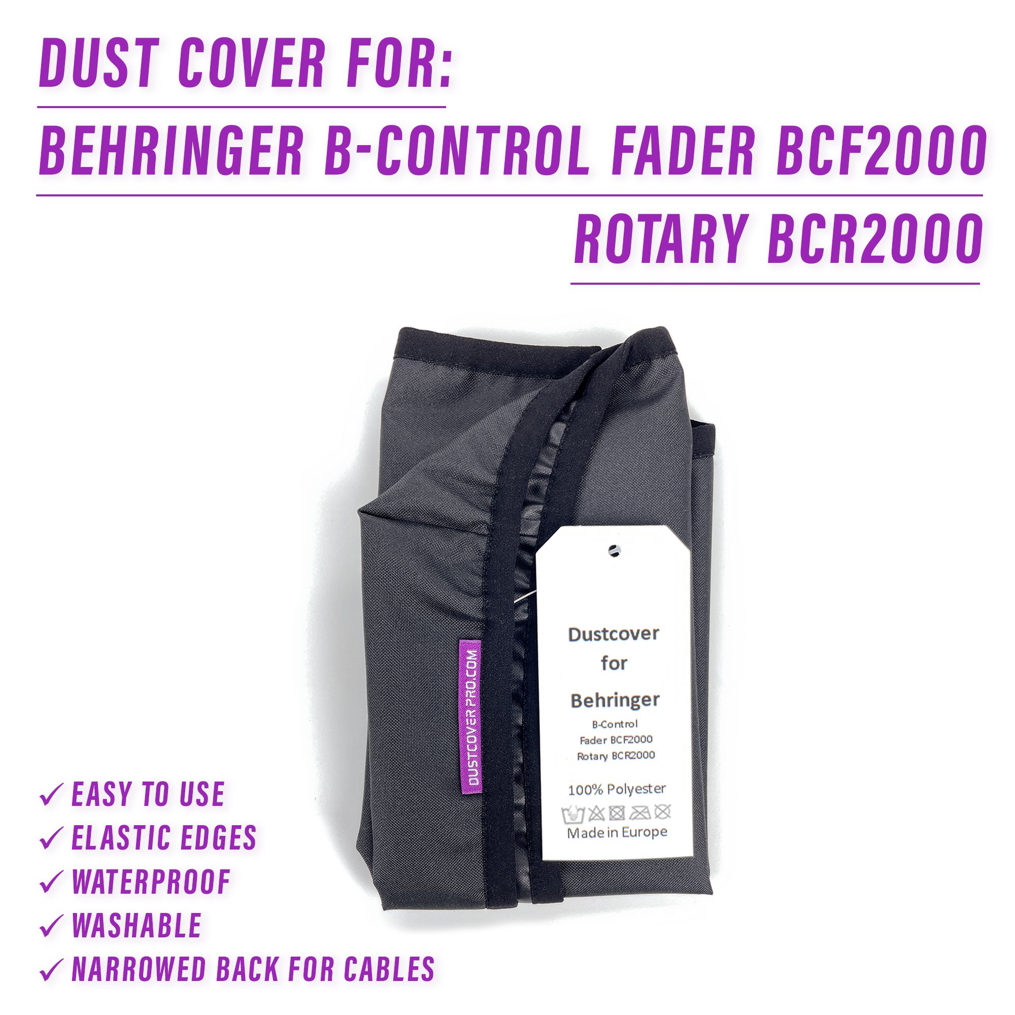 behringer b-control bcf2000 bcr2000 dcp dustcoverpro dust cover