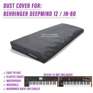 behringer BEHRINGER DEEPMIND 12X DEEPMIND 12X dust cover dustcover dustcoverpro elastic synth synth protection water resistant waterproof jn-80 jn80 behringer jn-80 12x