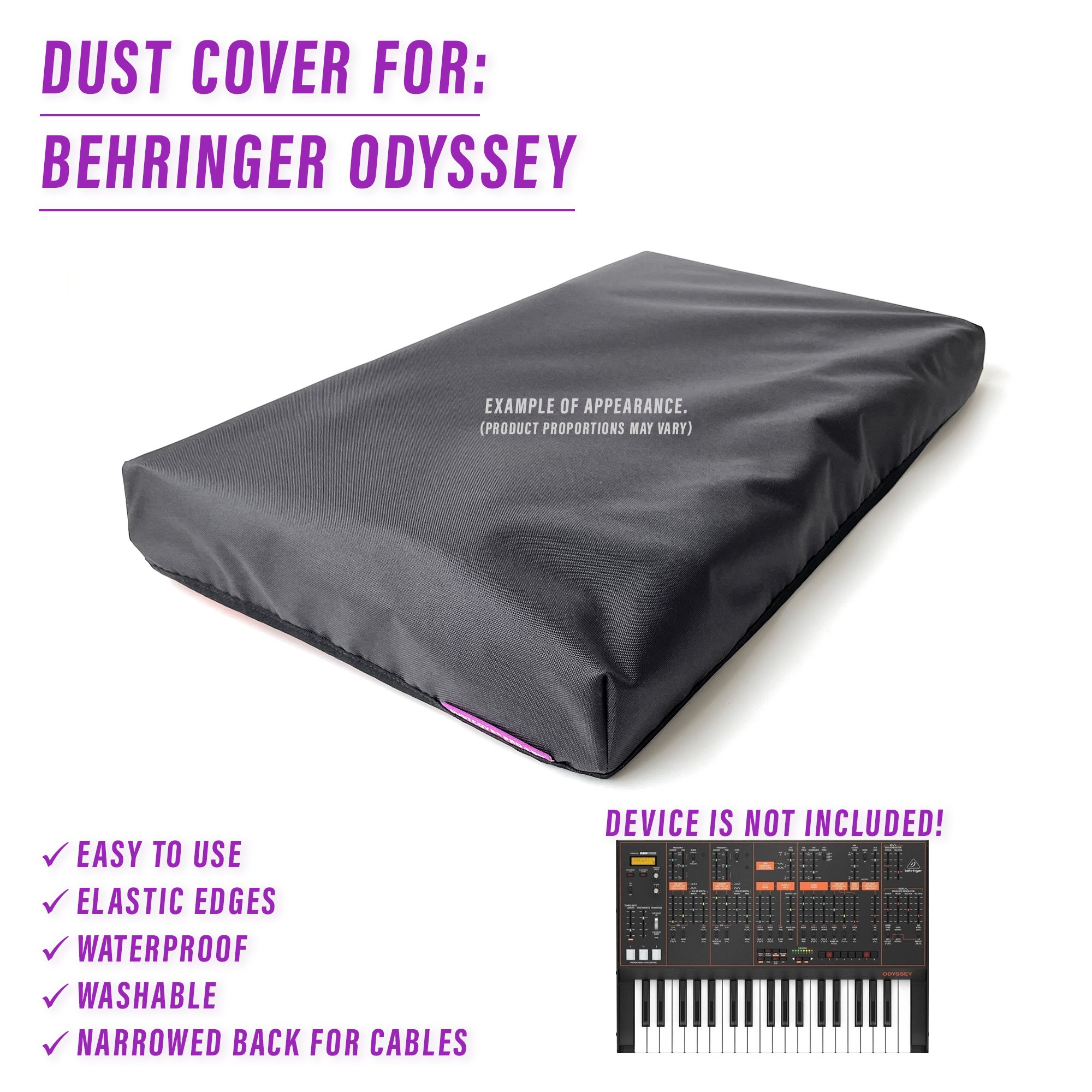 BEHRINGER, ODYSSEY, dcp, dust cover, dustcoverpro