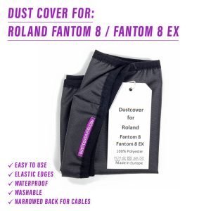 8 cover dust dustcoverpro ealstic fantom roland synth synth protection water resistant
