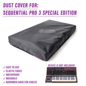 st3nD dust cover for Sequential Pro 3 Special Edition (synth protection)