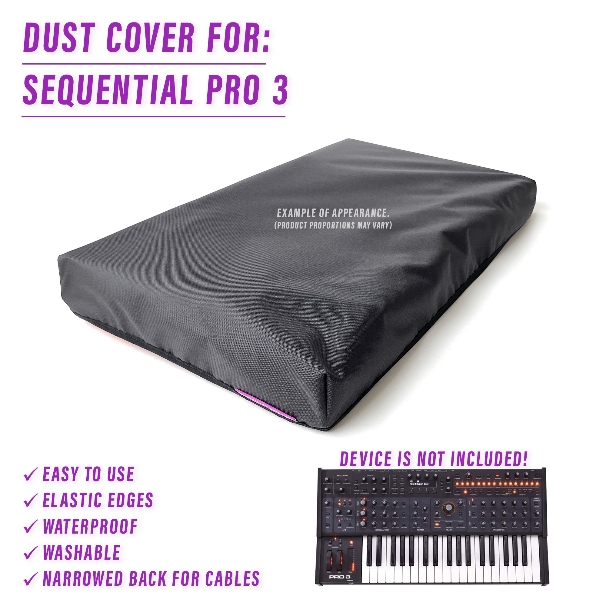sequential pro 3 waterproof dust cover