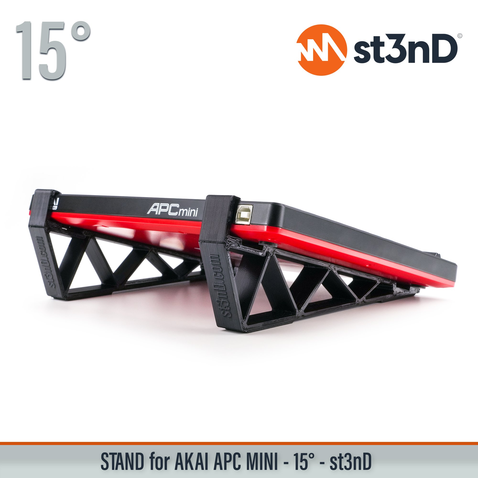 akai, akai apc, akai apc mini, apc mini, stand, st3nd, desktop stand, apc mini stand, 3d printed stand