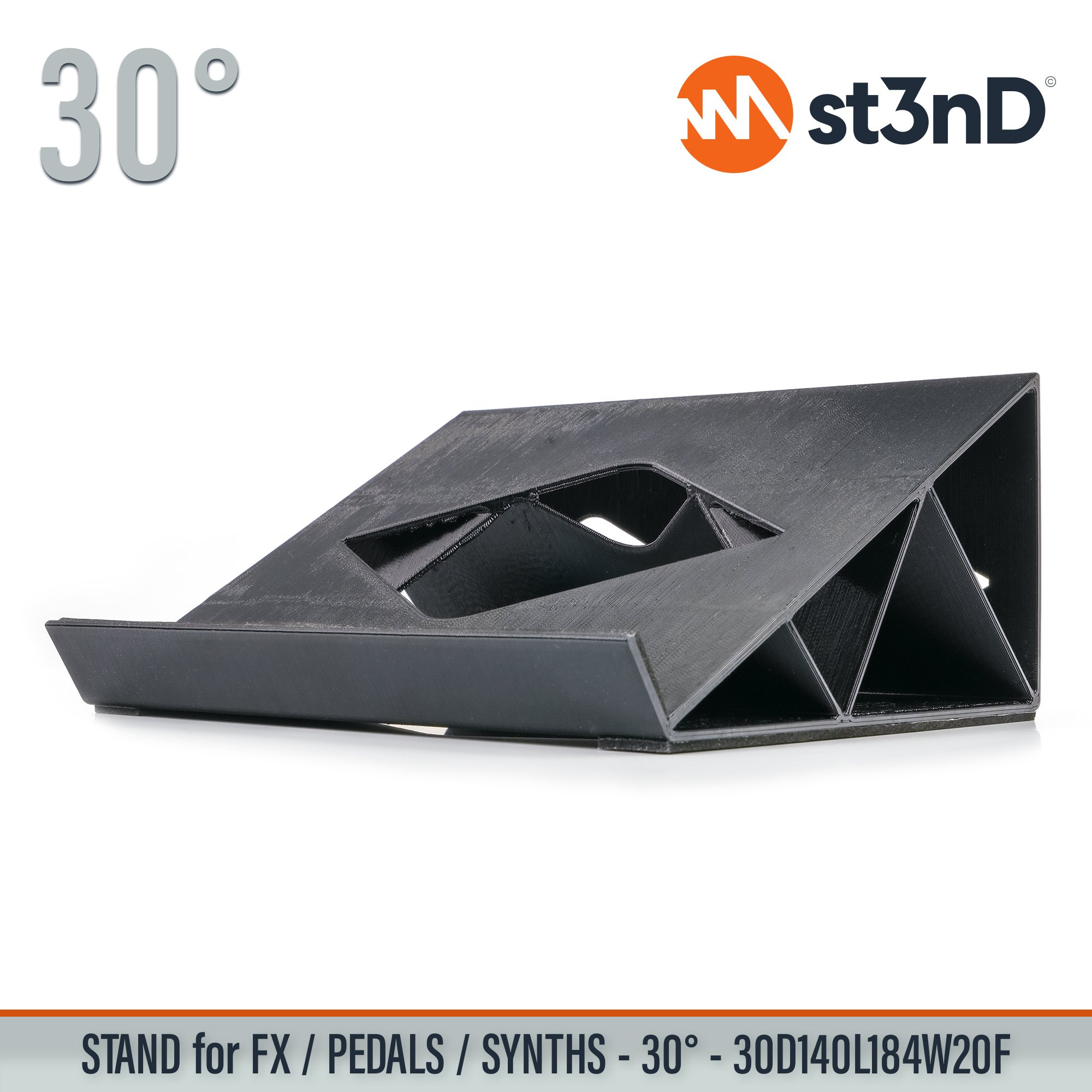 stand, st3nd, sturdy, synth, guitar pedal , fx pedal, synth stand, 3d printed stand