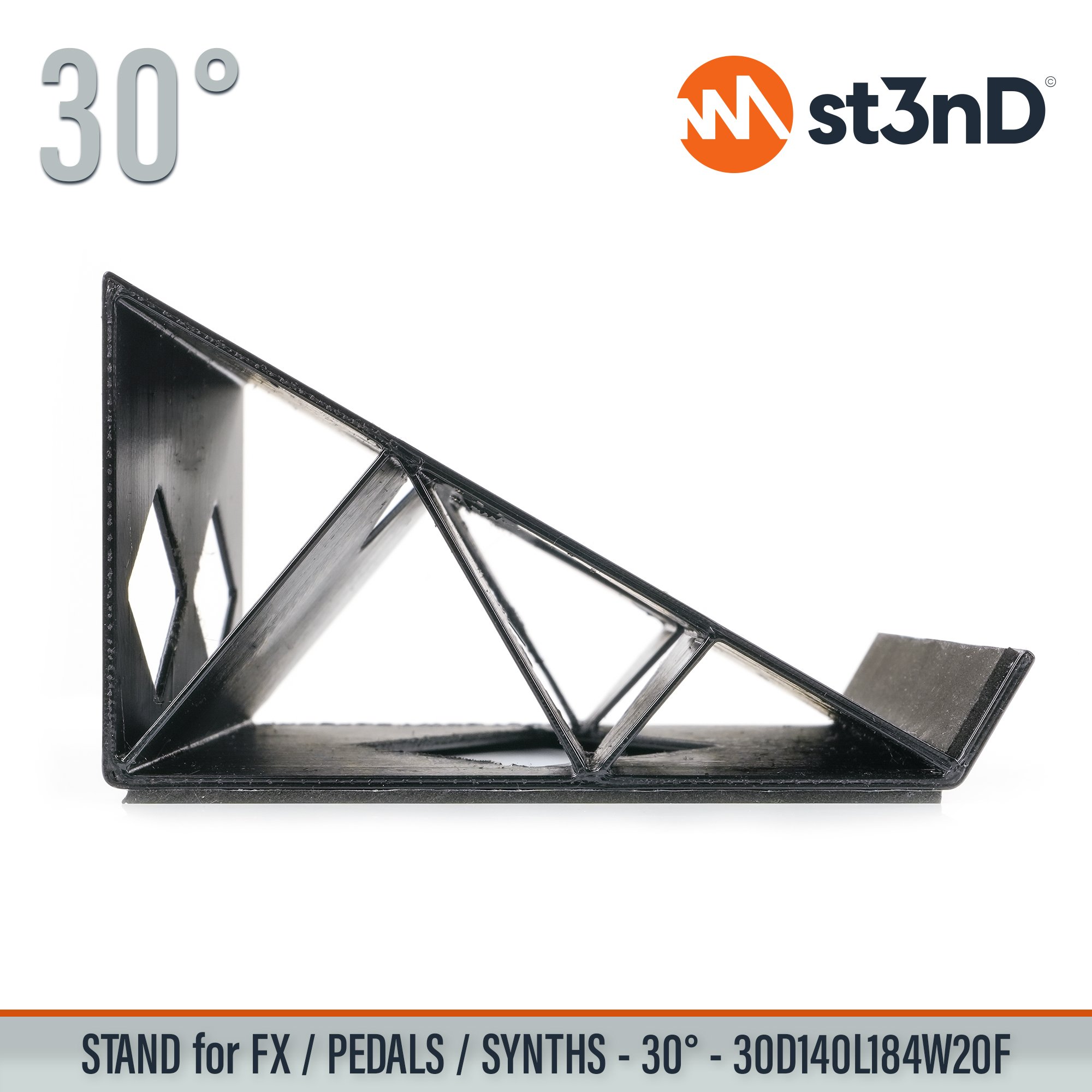 stand, st3nd, sturdy, synth, guitar pedal , fx pedal, synth stand, 3d printed stand