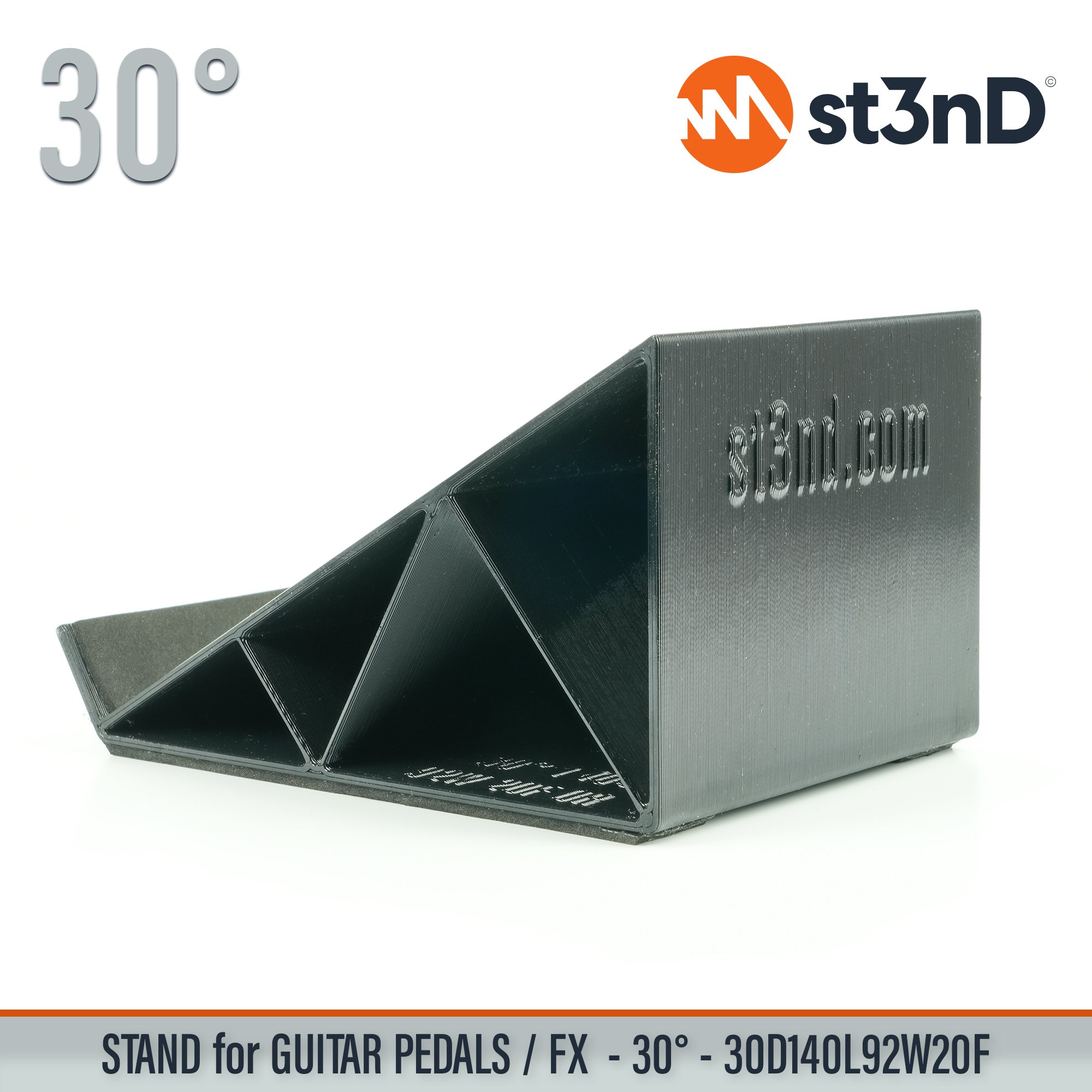 3d printed stand fx pedal guitar pedal st3nD stand sturdy synth synth stand