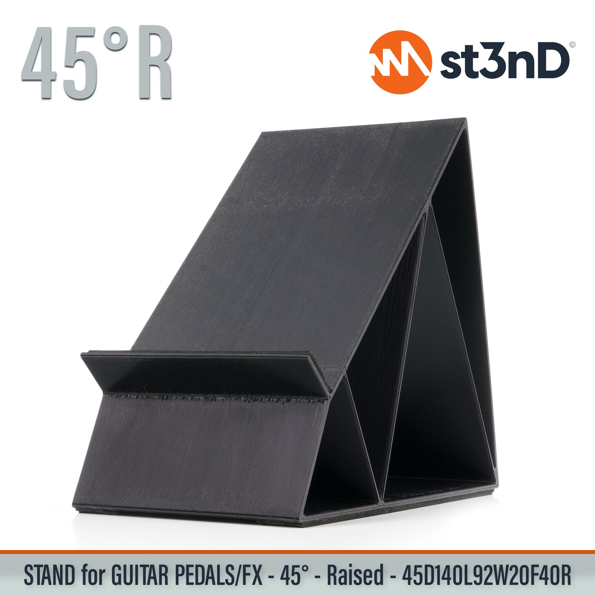 3d printed stand fx pedal guitar pedal st3nD stand sturdy synth synth stand raised stand
