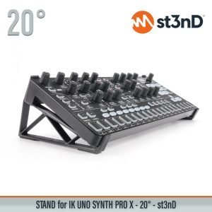 st3nD 3D printed stand for IK Multimedia UNO Synth PRO X, 20 degree (midi device)