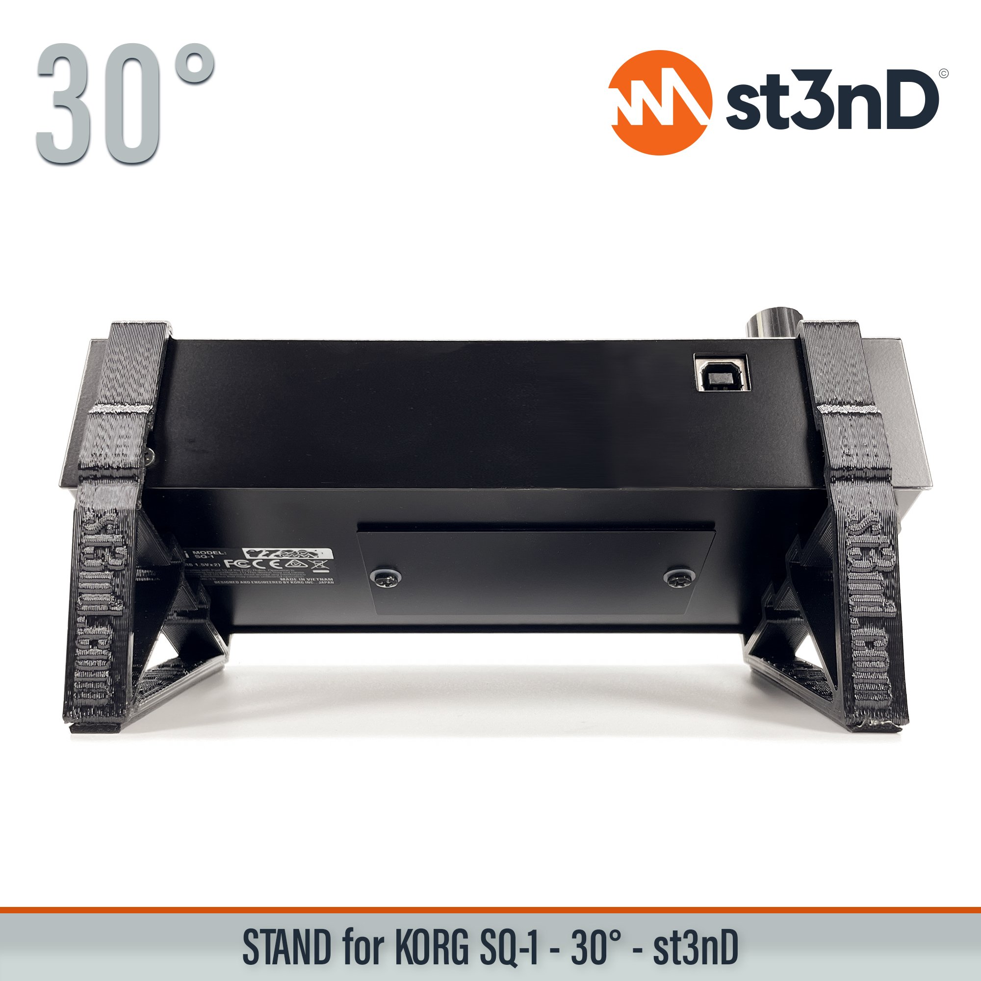 korg sq1 stand 3d printed
