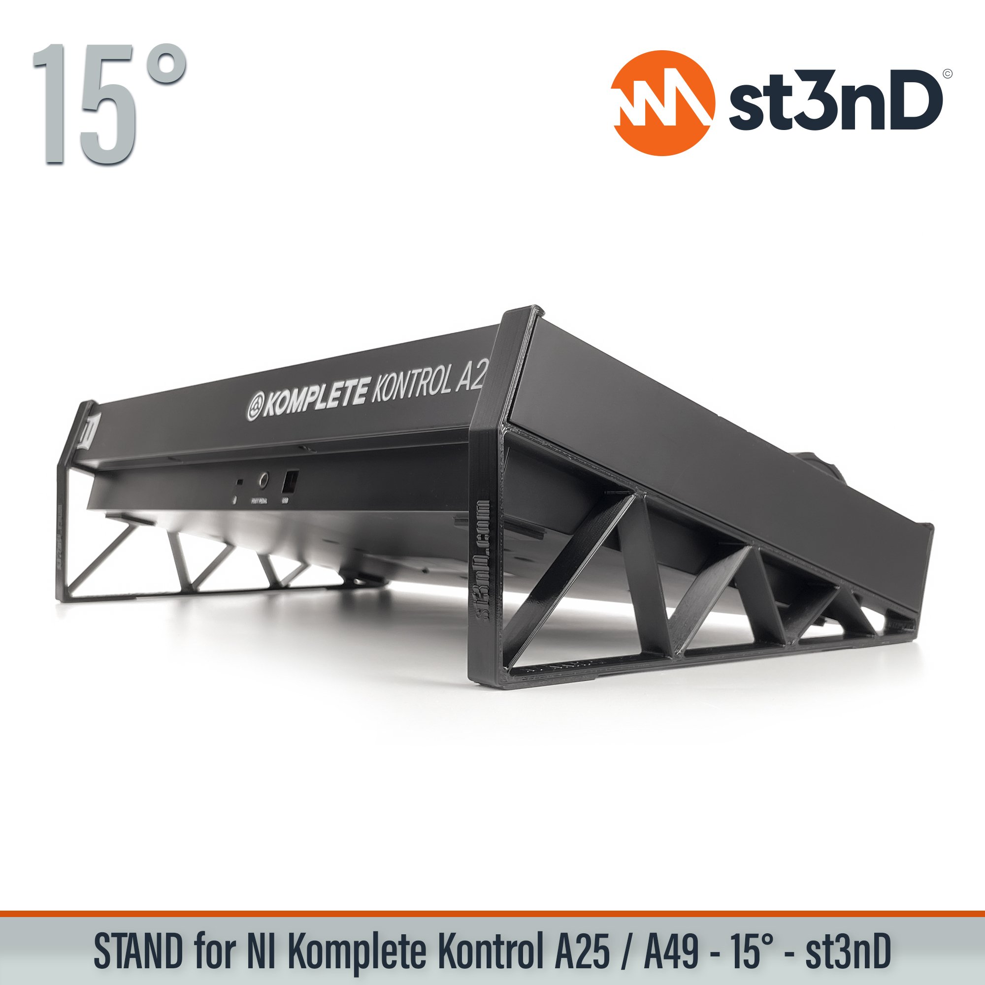 komplete komplete kontrol Komplete Kontrol A25 kontrol native instruments ni portable st3nD stable stand strong studio gear sturdy tilted Komplete Kontrol A49 A61 midi keyboard midi controller