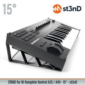 st3nD 3D printed stand for Native Instruments Komplete Kontrol A25 / A49, 15 degree (studio gear)