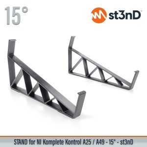 st3nD 3D printed stand for Native Instruments Komplete Kontrol A25 / A49, 15 degree, alternate product photo