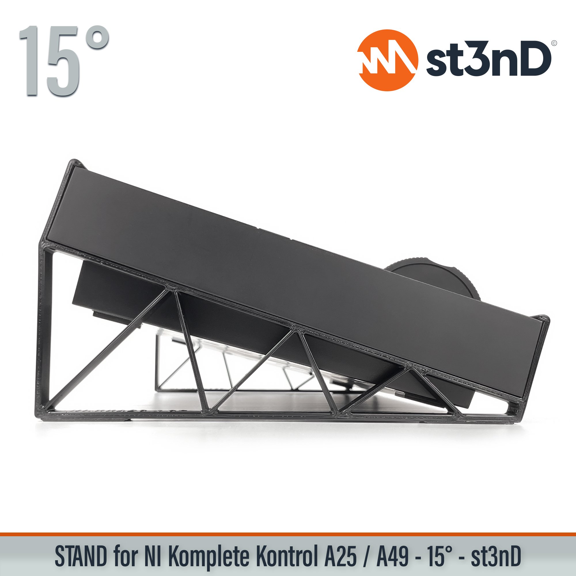 komplete komplete kontrol Komplete Kontrol A25 kontrol native instruments ni portable st3nD stable stand strong studio gear sturdy tilted Komplete Kontrol A49 A61 midi keyboard midi controller