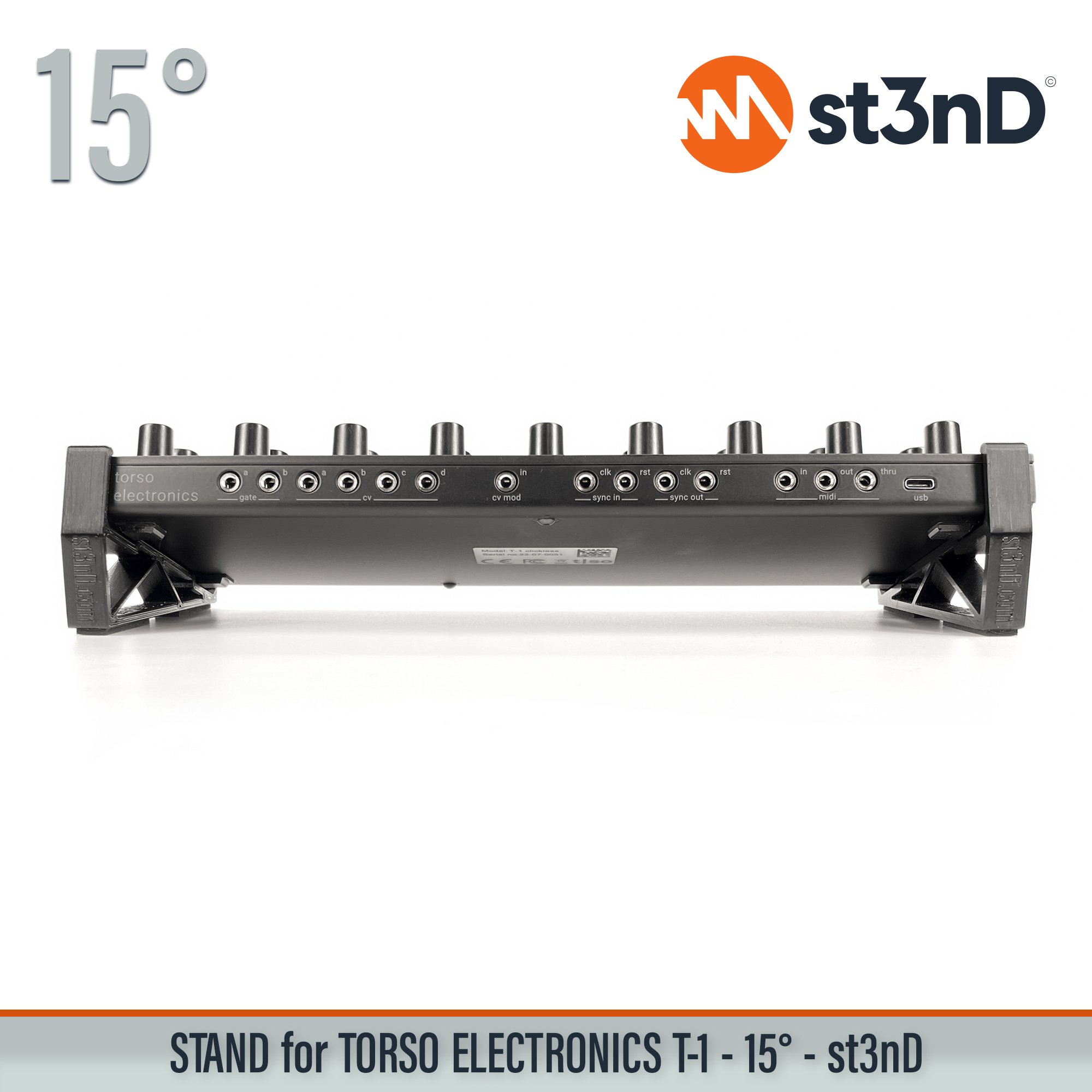 stand torso electronics st3nd 3d printed