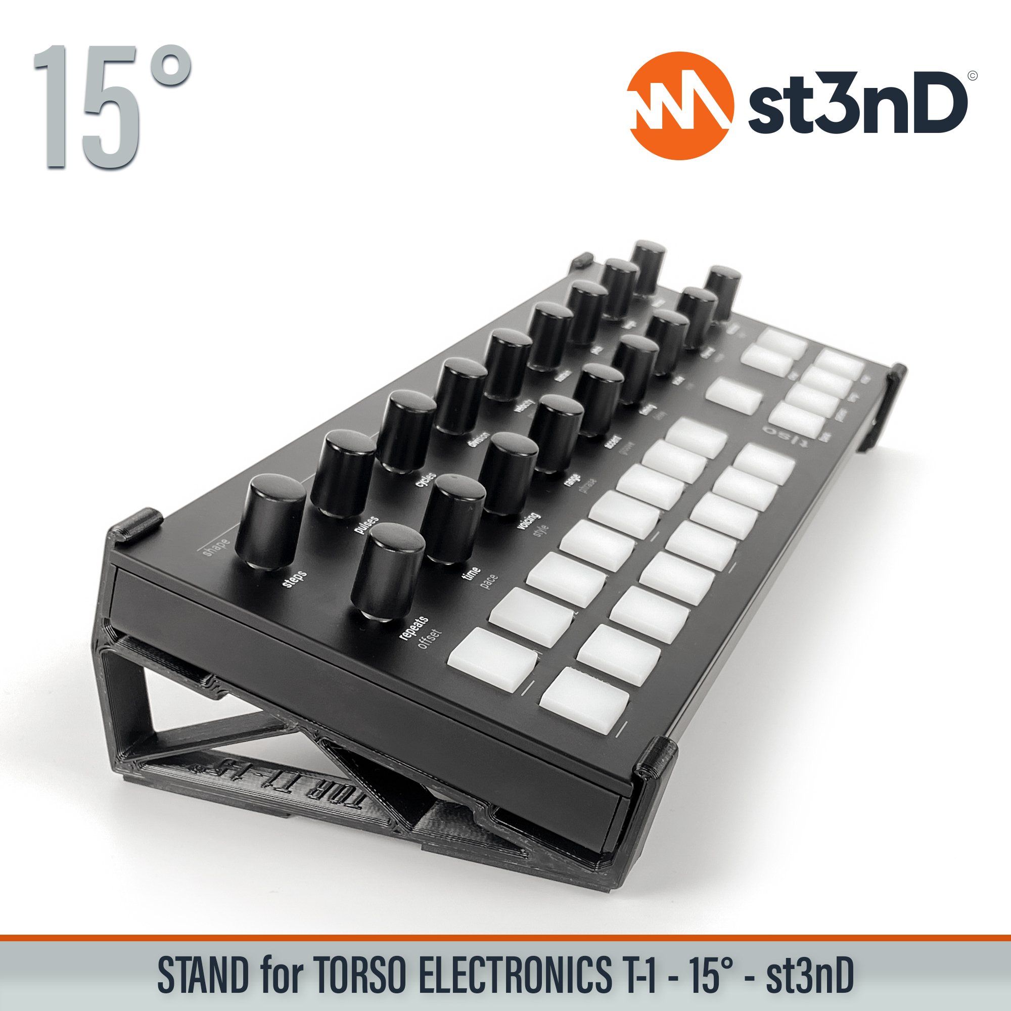 stand torso electronics st3nd 3d printed