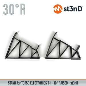 Close-up of the legs of the st3nD 3D printed stand for Torso Electronics T-1, 30 degree, raised by 40 mm