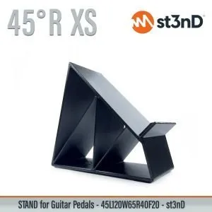 st3nD 3D printed stand for Guitar Pedals, 45 degree, 45l120w65r40df20 (studio gear)