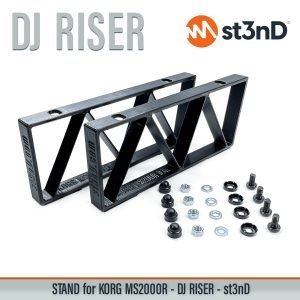 st3nD dj riser 3D printed stand for KORG MS2000R, Rackie, alternate product photo (studio gear)