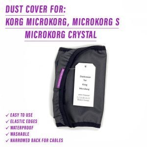 st3nD dust cover for KORG Microkorg / Microkorg S / Microkorg Crystal, alternate product photo (synth)