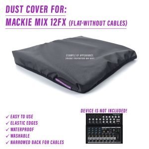 st3nD dust cover for Mackie Mix 12fx (for travel and storage) (synth)
