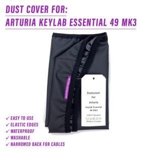 st3nD dust cover for Arturia KeyLab Essential 49 Mk3, alternate product photo (synth)