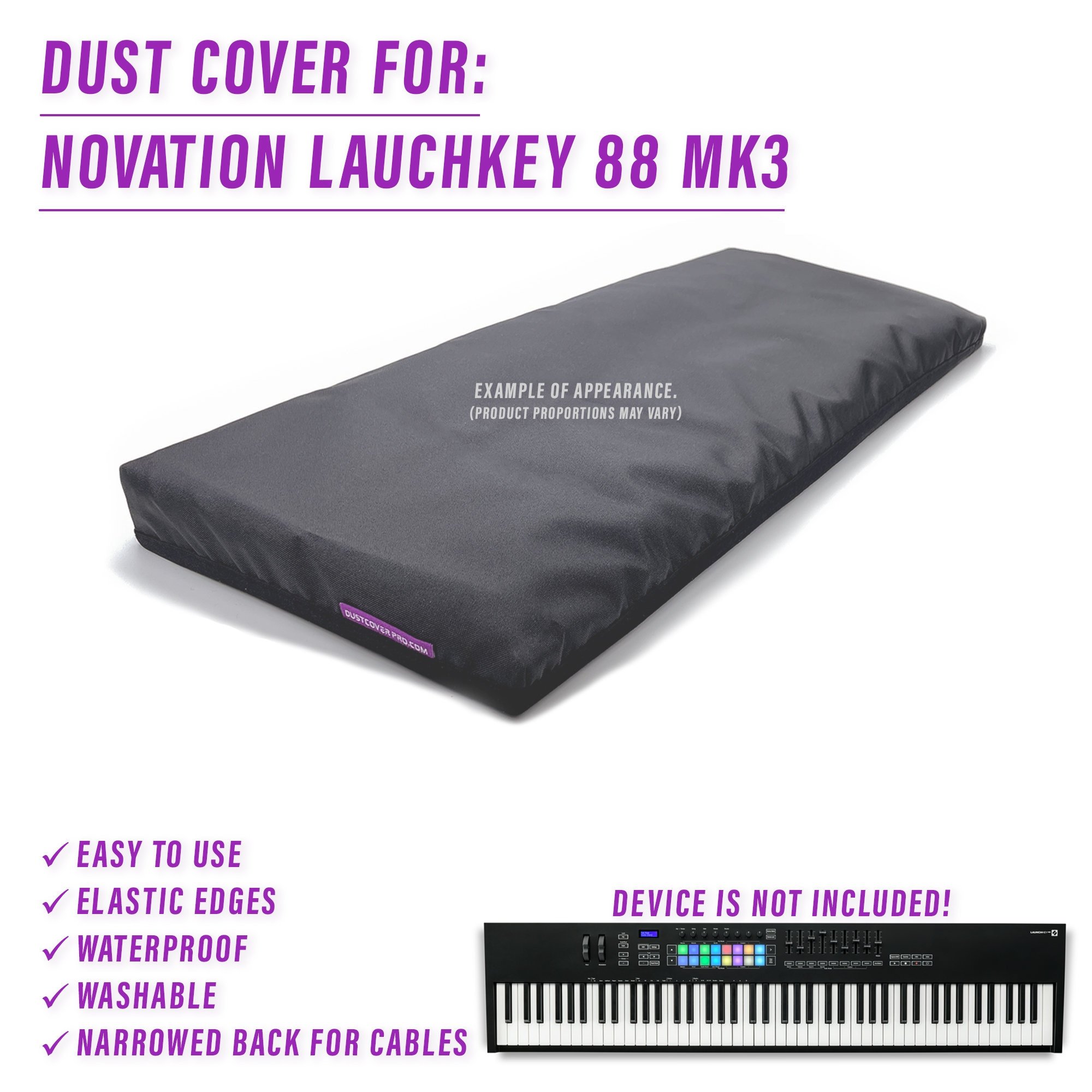 DUST COVER for Novation Launchkey 88 Mk3