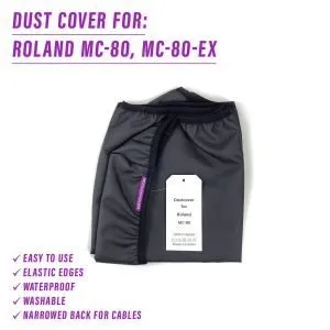 st3nD dust cover for Roland MC-80 / MC-80 Ex, alternate product photo (synth)