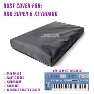 st3nD dust cover for UDO Super 6 Keyboard (synth)