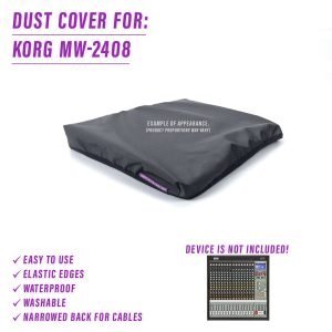 st3nD dust cover for Korg MW-2408 (synth)