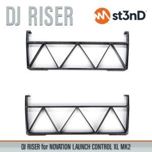 Close-up of the legs of the st3nD dj riser 3D printed stand for Novation Launch Control XL MK2